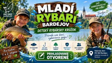 Photo of 🎣 MLADÍ RYBÁRI BARDEJOV – prihlasovanie do detského rybárskeho krúžku je otvorené